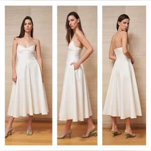 La Ligne Elegant White Dress